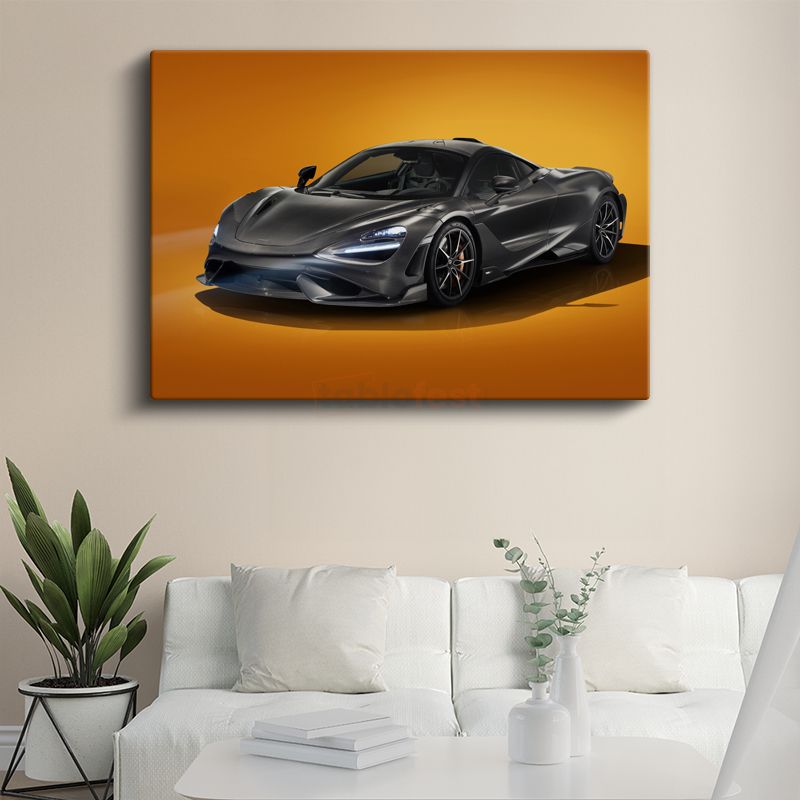 McLaren 720S - Karbon Fiber Gövdeli Premium Süper Otomobil Kanvas Tablo