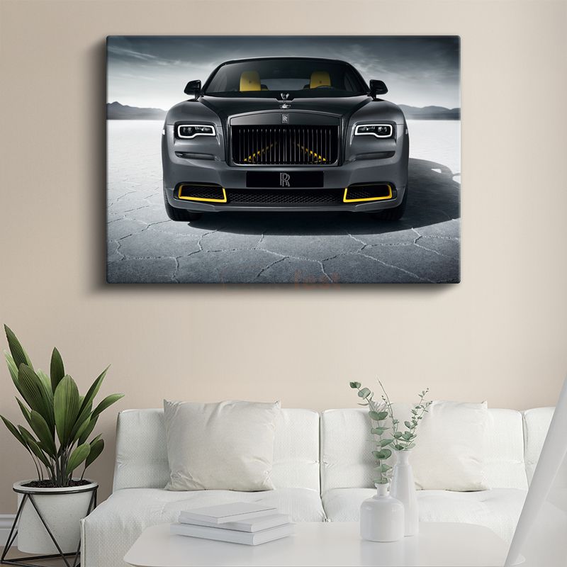 Rolls-Royce Wraith - Tuz Gölü Manzaralı Lüks Sedan Kanvas Tablo