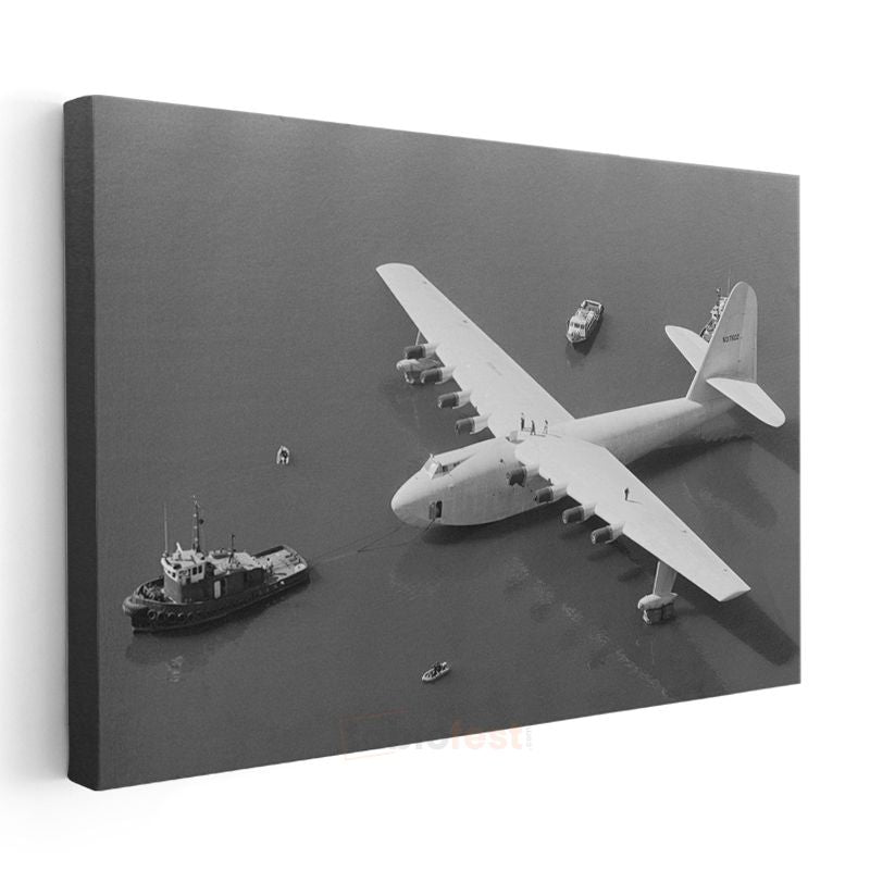 Hughes H-4 Hercules - Efsanevi Deniz Uçağı Kanvas Tablo
