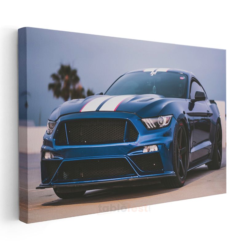 Ford Mustang - Amerikan Muscle Car Kanvas Tablo