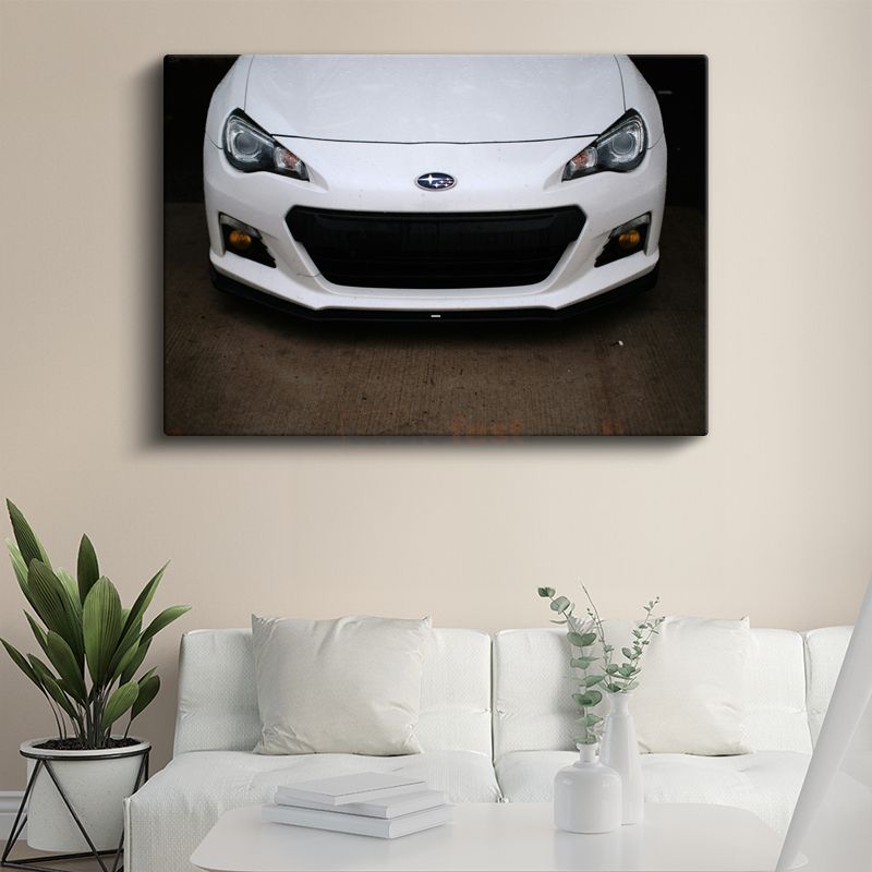 Subaru BRZ Ön Görünüm - Sportif Japon Coupe Kanvas Tablo