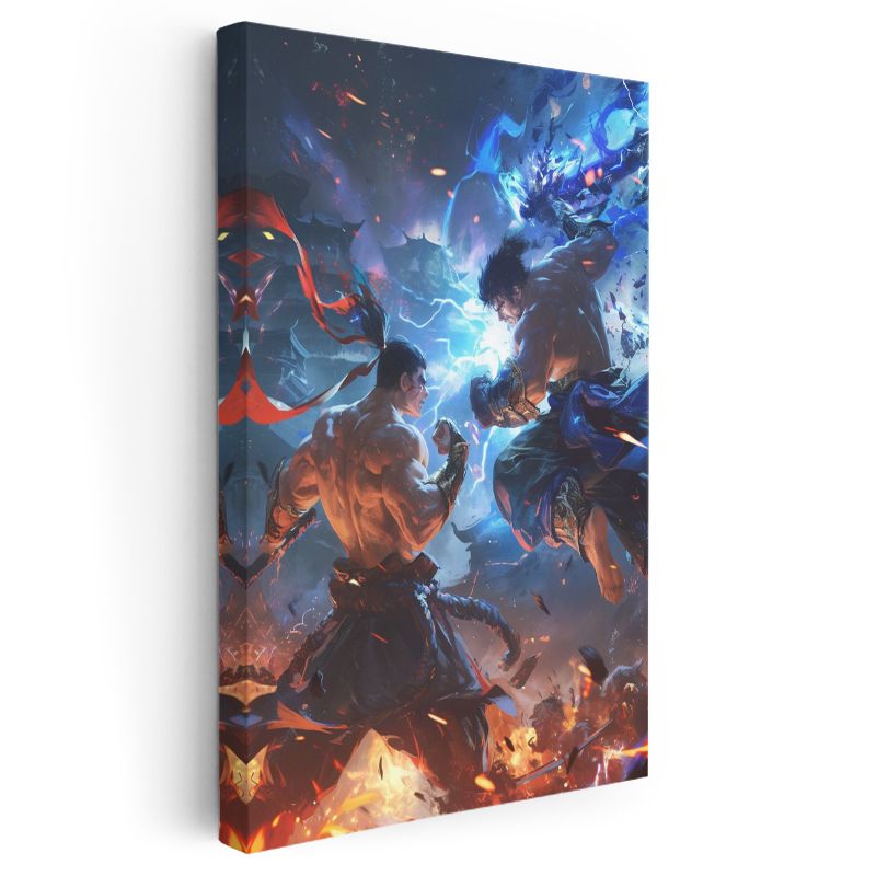 Efsanevi Savaş - Ateş ve Buz Güçleri Anime Kanvas Tablo