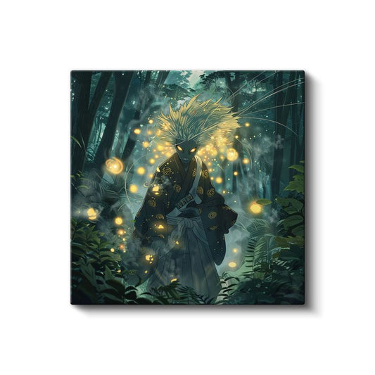 Orman Savaşçısı - Altın Işıltı Anime Kanvas Tablo