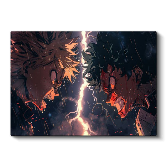 Epik Savaş - Şimşek Çarpışması Anime Kanvas Tablo