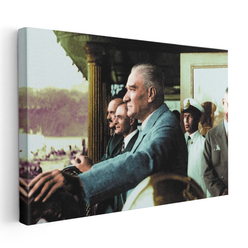 Atatürk ve Liderlik - Devlet Yönetiminde Kanvas Tablo