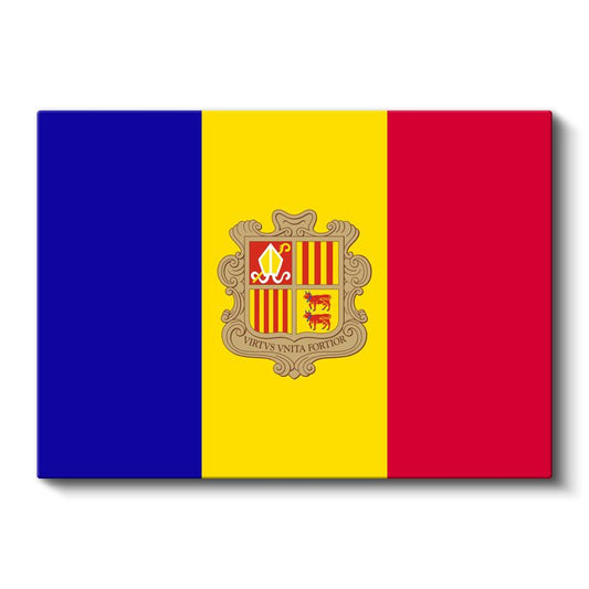 Moldova Bayrağı - Kanvas Tablo