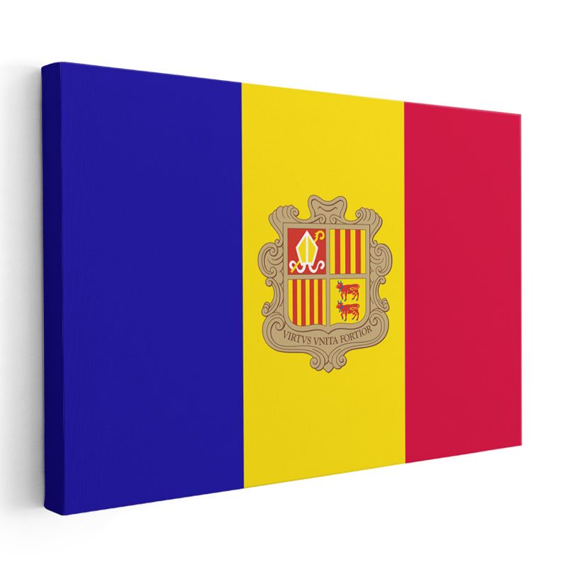 Moldova Bayrağı - Kanvas Tablo