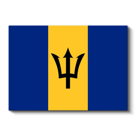 Barbados Bayrağı - Kanvas Tablo