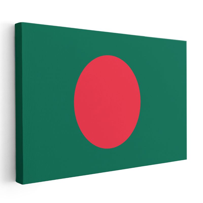 Bangladeş Bayrağı - Kanvas Tablo