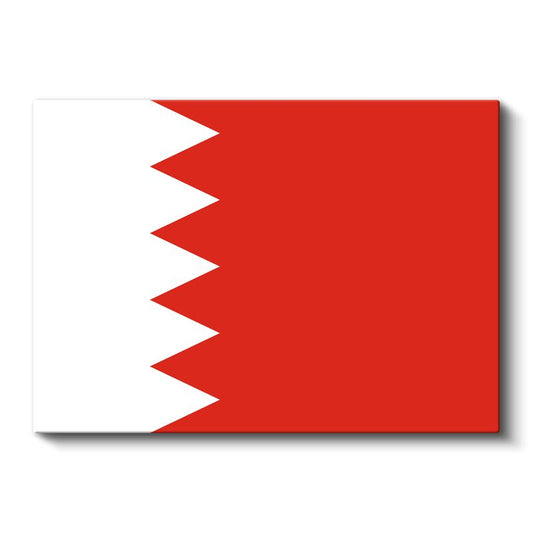 Bahreyn Bayrağı - Kanvas Tablo