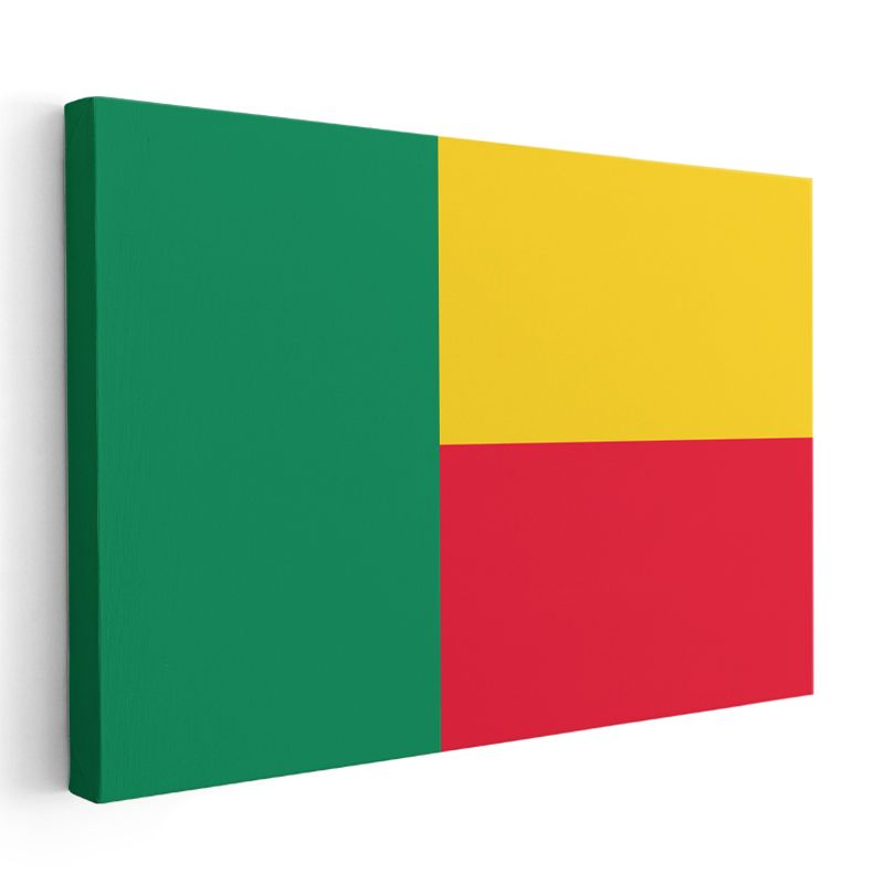 Benin Bayrağı - Kanvas Tablo