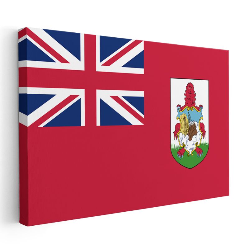 Bermuda Bayrağı - Kanvas Tablo