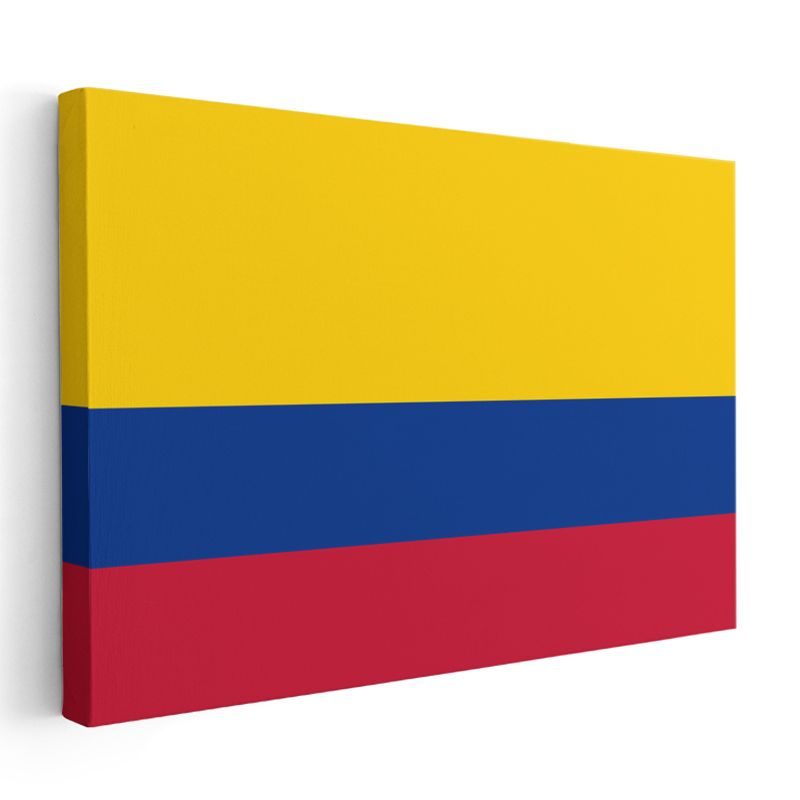 Kolombiya Bayrağı - Kanvas Tablo