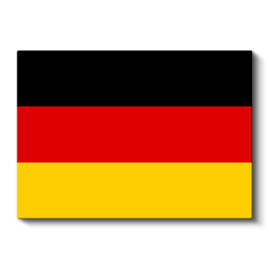 Almanya Bayrağı - Kanvas Tablo