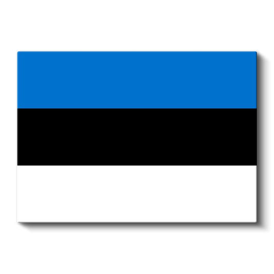 Estonya Bayrağı - Kanvas Tablo