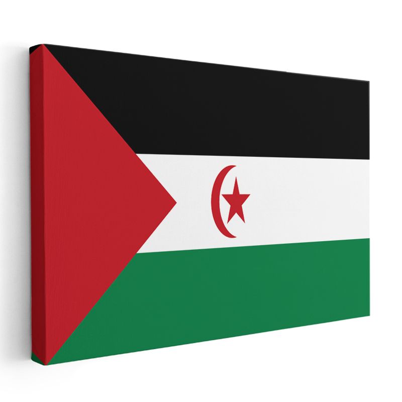 Batı Sahra Bayrağı - Kanvas Tablo