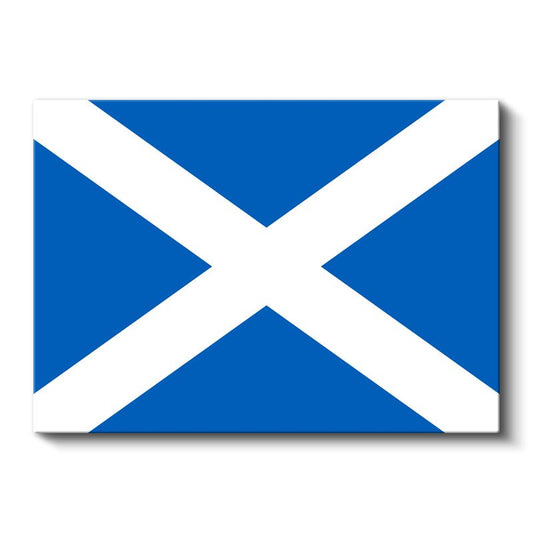 İskoçya Bayrağı - Kanvas Tablo