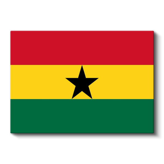 Gana Bayrağı - Kanvas Tablo