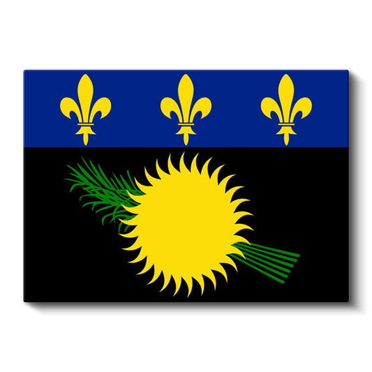 Guadeloupe Bayrağı - Kanvas Tablo