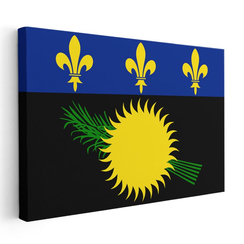 Guadeloupe Bayrağı - Kanvas Tablo