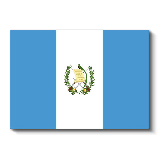 Guatemala Bayrağı - Kanvas Tablo
