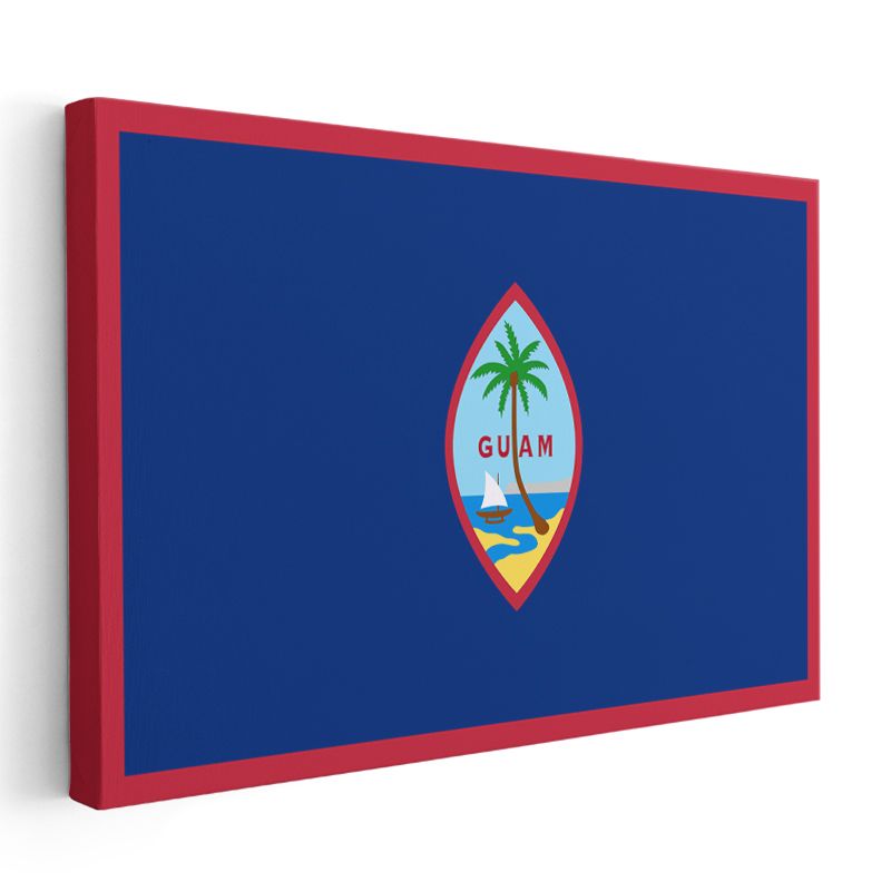 Guam Bayrağı - Kanvas Tablo