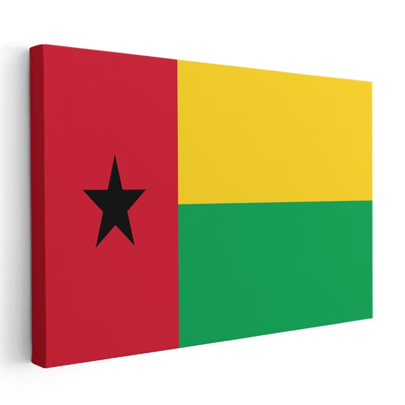 Gine-Bissau Bayrağı - Kanvas Tablo