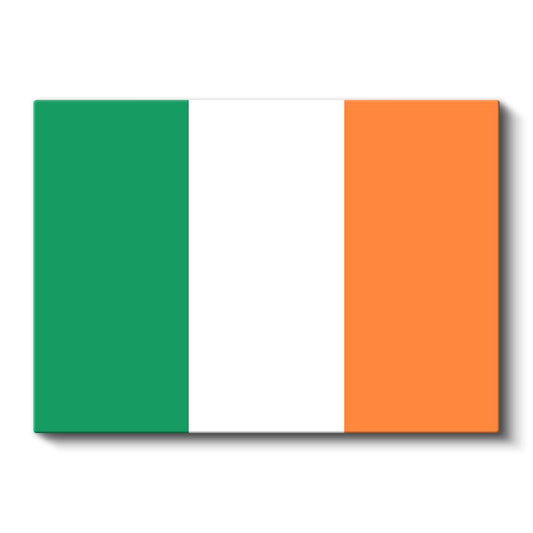 İrlanda Bayrağı - Kanvas Tablo
