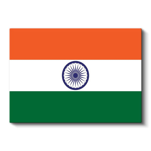 Hindistan Bayrağı - Kanvas Tablo