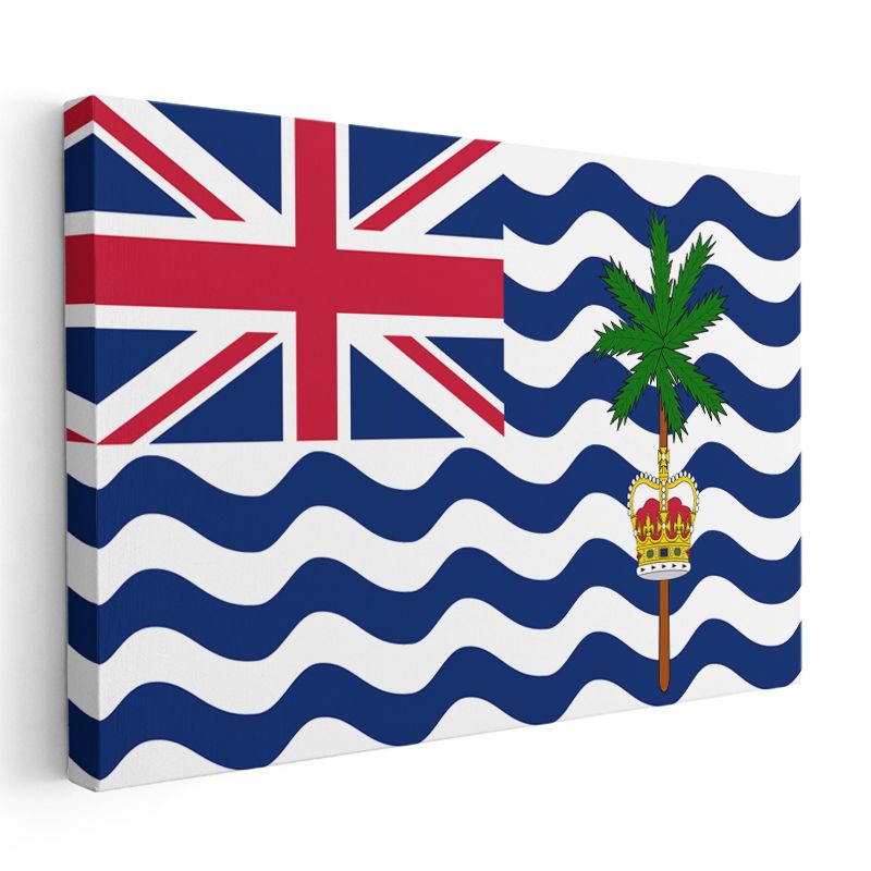 Britanya Hint Okyanusu Toprakları Bayrağı - Kanvas Tablo