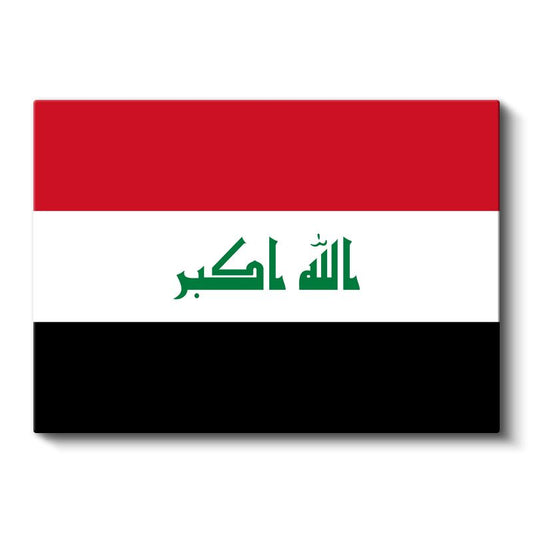 Irak Bayrağı - Kanvas Tablo