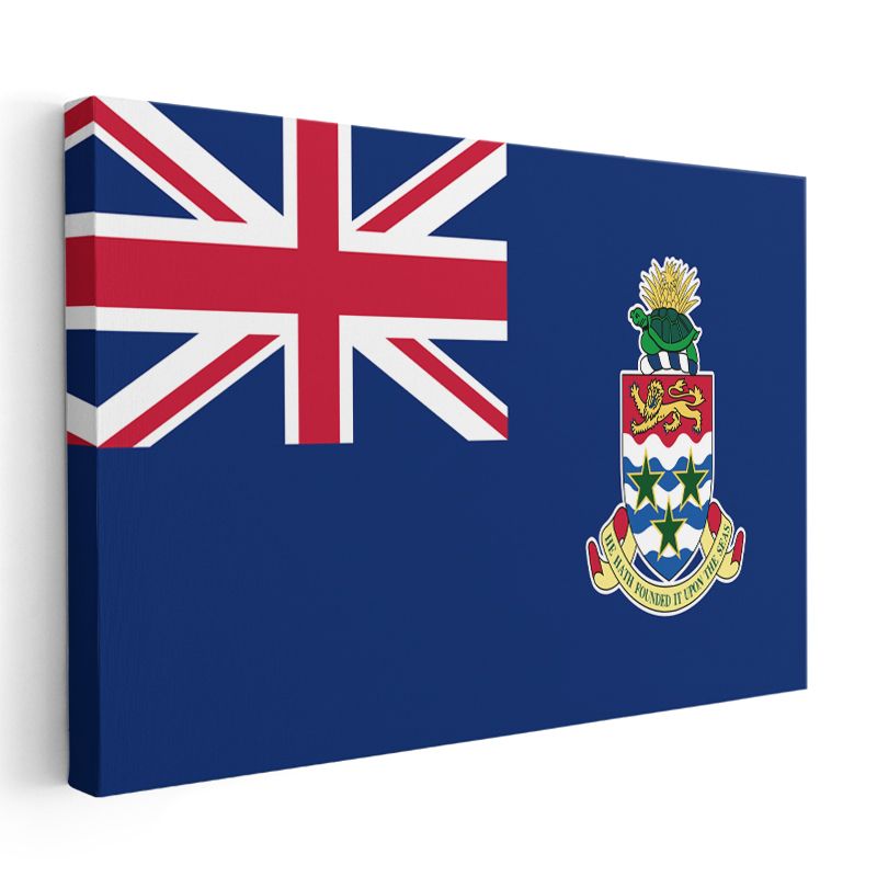 Cayman Adaları Bayrağı - Kanvas Tablo