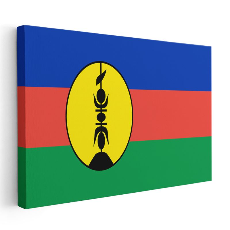 Yeni Kaledonya Bayrağı - Kanvas Tablo