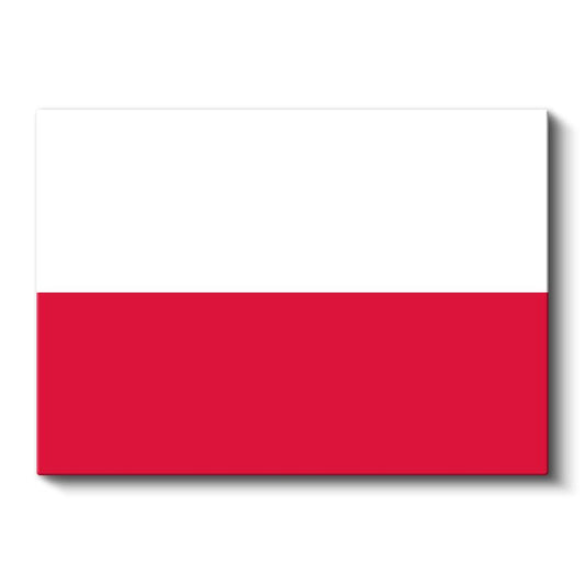 Polonya Bayrağı - Kanvas Tablo