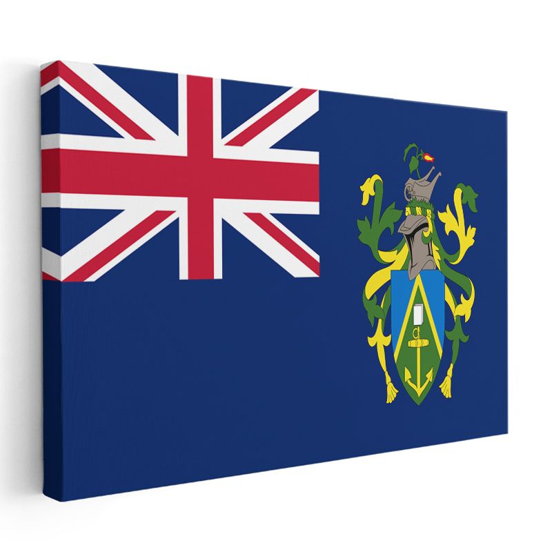 Pitcairn Adaları Bayrağı - Kanvas Tablo