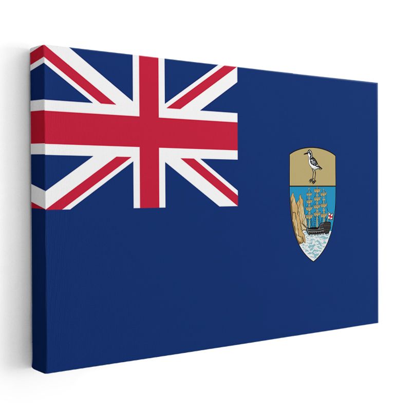 Saint Helena Bayrağı - Kanvas Tablo