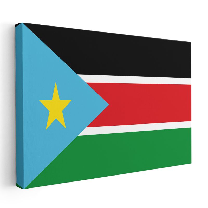 Güney Sudan Bayrağı - Kanvas Tablo