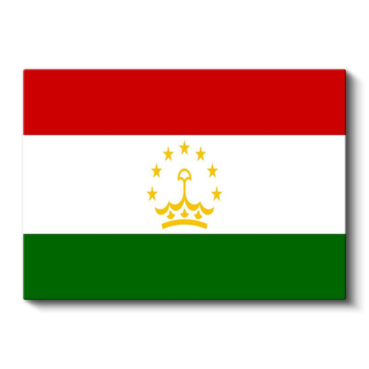 Tacikistan Bayrağı - Kanvas Tablo