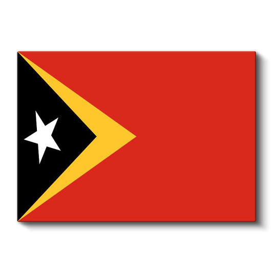 Doğu Timor Bayrağı - Kanvas Tablo