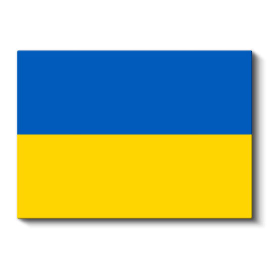 Ukrayna Bayrağı - Kanvas Tablo