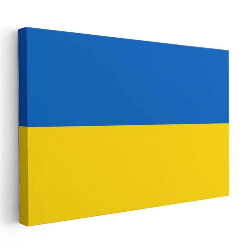 Ukrayna Bayrağı - Kanvas Tablo
