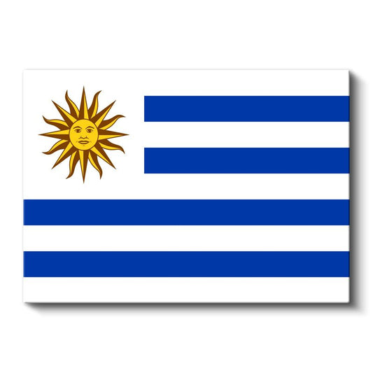 Uruguay Bayrağı - Kanvas Tablo