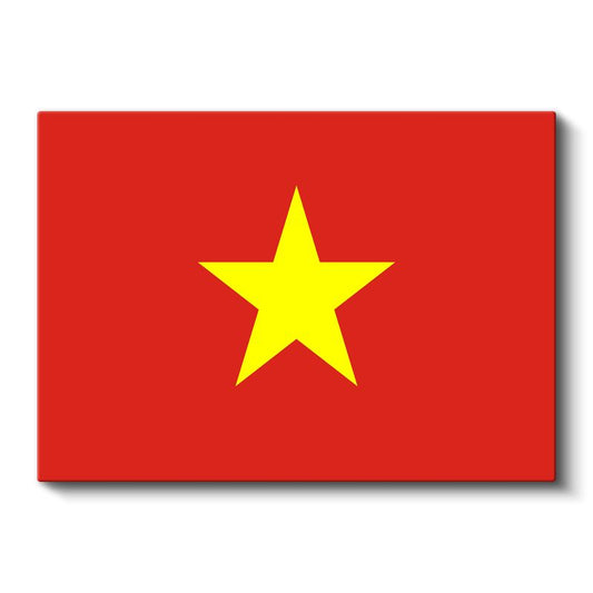 Vietnam Bayrağı - Kanvas Tablo