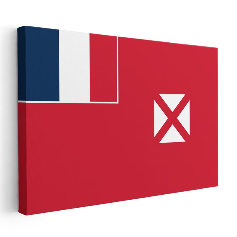 Wallis ve Futuna Bayrağı - Kanvas Tablo
