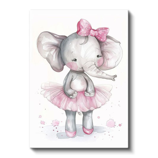 Kedi Dostlar - Siyah Beyaz Sevimli Figürler Kanvas Tablo