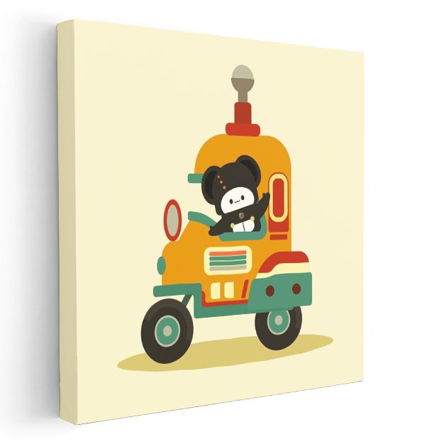 Güneş Sistemi - Renkli Gezegenler Dünyası Kanvas Tablo