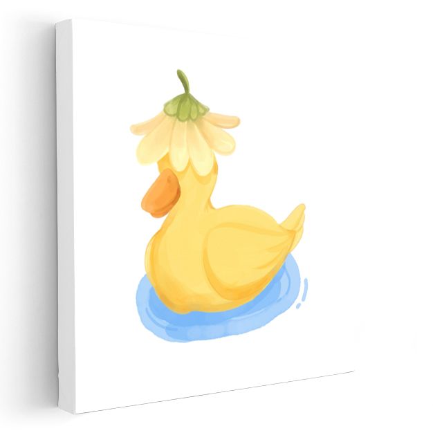 Uçan Tavşan - Pembe Uçak Macerası Kanvas Tablo