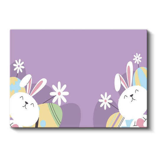 Uzun Zürafa - Mavi Gökyüzü Temalı Kanvas Tablo