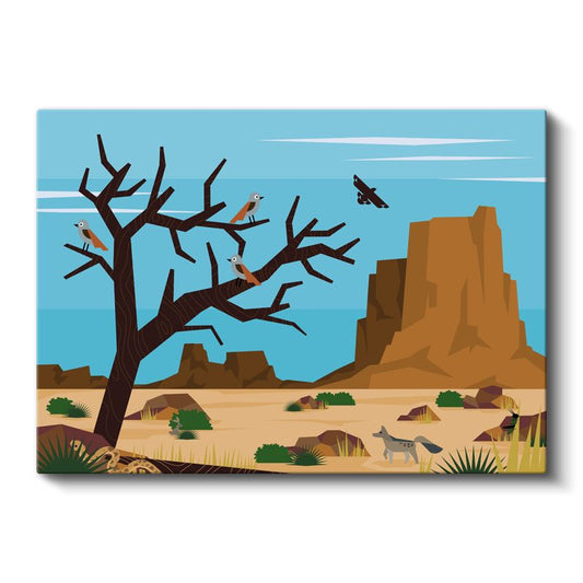 Köpek Dostlar - Siyah Beyaz Çizim Kanvas Tablo