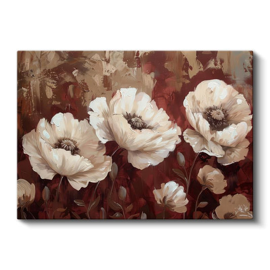 Renk Harmonisi - Çok Renkli Gül Buketi Kompozisyonu Kanvas Tablo